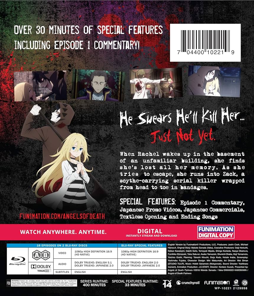 Amazon.co.jp: Angels Of Death: The Complete Series [Blu-ray
